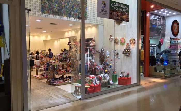Loja da Economia Solidária no Pátio Shopping Maceió