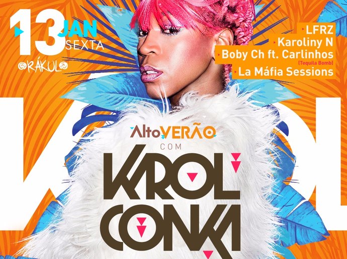 Representatividade musical de Karol Conka agita noite de Maceió