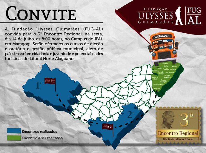 FUG/AL realiza mais um encontro regional na sexta, dia 14, em Maragogi