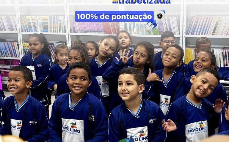 Educação de Novo Lino consegue marco histórico com Selo Ouro no Compromisso Nacional Criança Alfabetizada