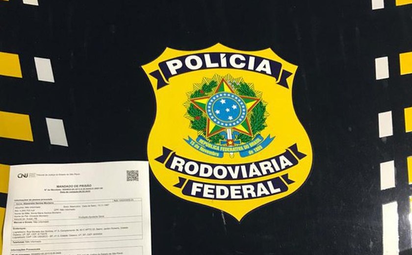 Foragido da Justiça por roubo é preso pela PRF em Pilar/AL