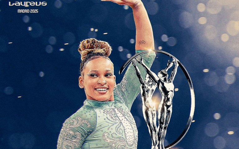 Ginasta Rebeca Andrade conquista prêmio Laureus, o Oscar do Esporte