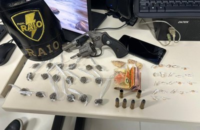 PM apreende armas e drogas durante ações em Maceió e Olho d'Água das Flores