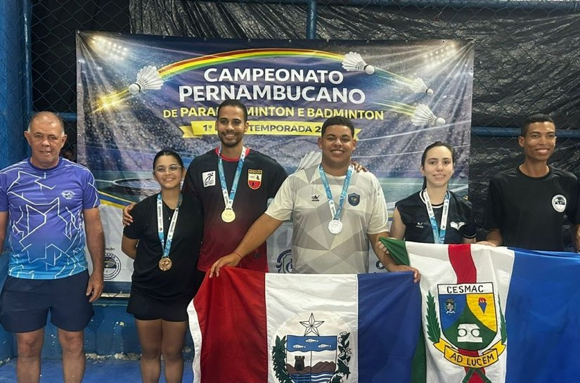 Aluna de Direito do Cesmac conquista três medalhas no Campeonato Pernambucano de Badminton