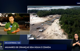 Seca extrema na Amazônia afeta milhares de crianças