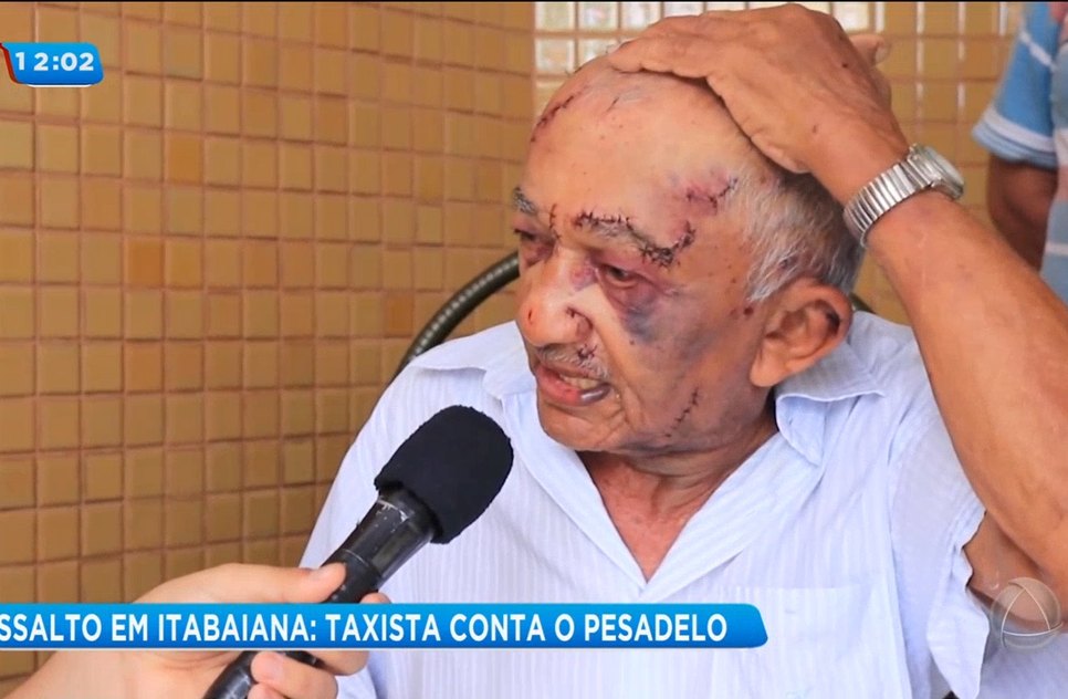 Idoso agressão