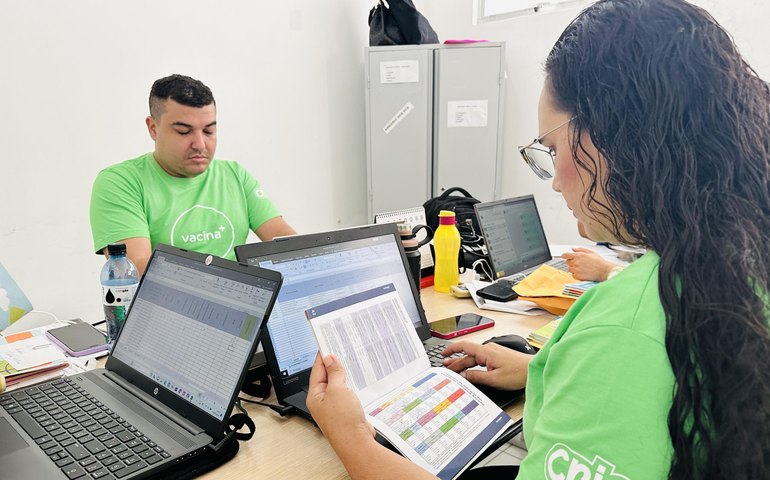 Sesau participa do Censo Vacinal de 2024 em Delmiro Gouveia