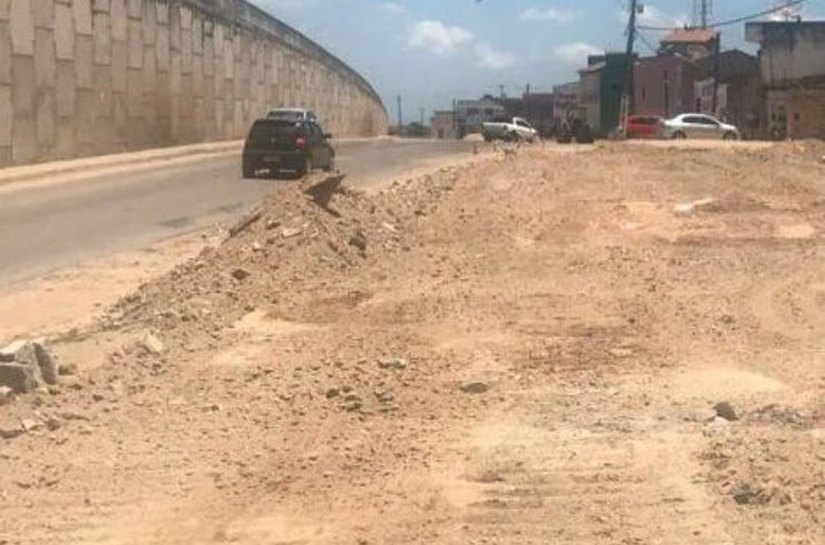 Prefeitura de Teotôniov requalifica entorno da Av Antônio Ubaldo dos Anjos