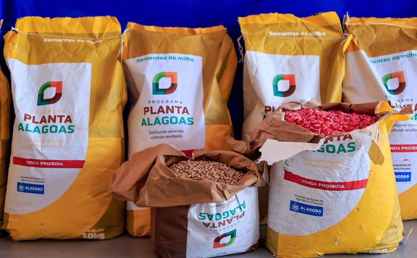Planta Alagoas já atendeu mais de 35 mil agricultores familiares com entrega de cerca de 500 toneladas de sementes