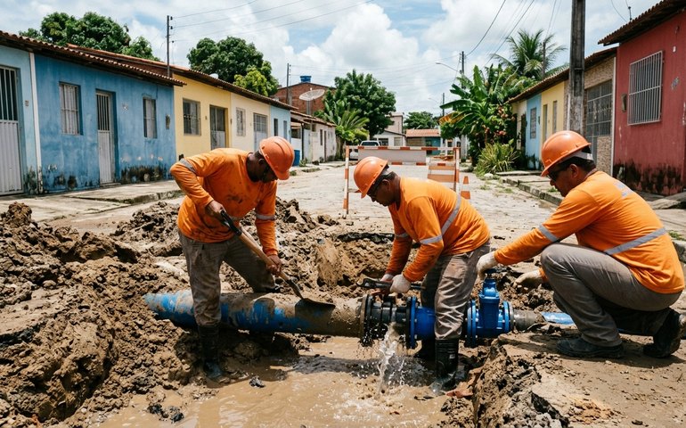Manutenção da Casal pode impactar fornecimento de água em bairros de Maceió