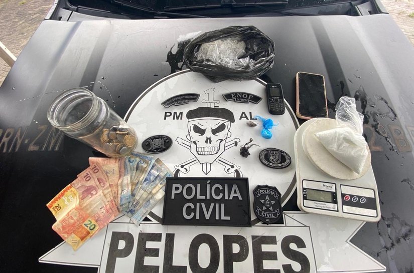 PM apreende ilícitos e prende suspeito de homicídios durante operação em União dos Palmares