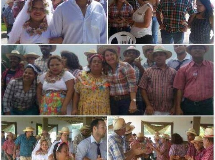 Pacientes e profissionais do Caps de União participam de festa junina