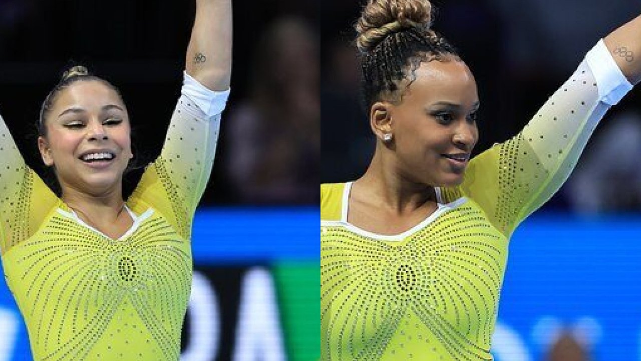 Rebeca Andrade e Flávia Saraiva dividem pódio e Brasil chega a seis medalhas no Mundial de Ginástica