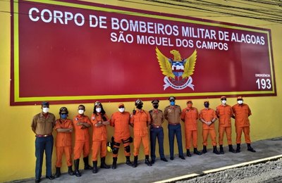 Corpo de Bombeiros inaugura unidade operacional em São Miguel dos Campos 