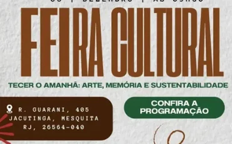 Carolinas de Jacutinga promovem feira cultural com oficinas e educação ambiental em Mesquita
