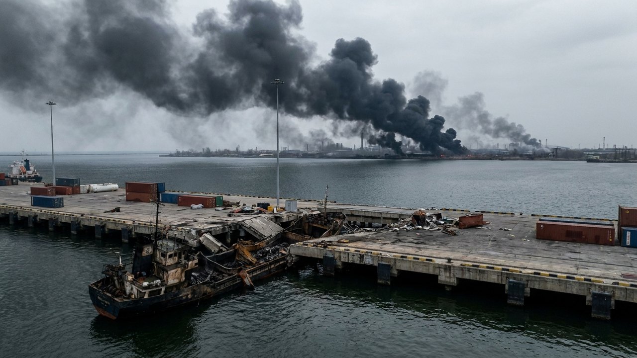 Irã atinge 7 navios e ameaça EUA no Oriente, enquanto Rússia ataca refinaria da Ucrânia