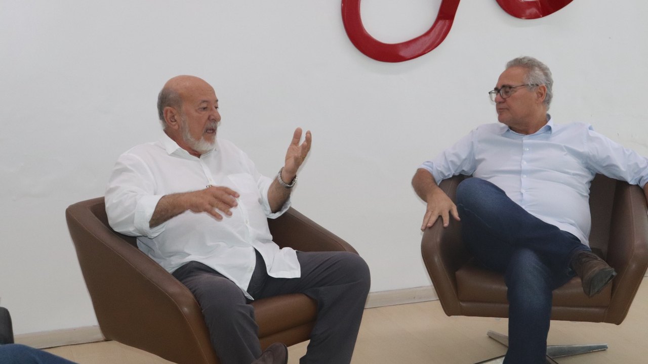 José Carlos Lyra se reúne com senador Renan Calheiros para diálogo sobre a Braskem
