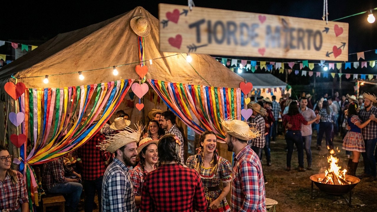 Tenda do amor vira esperança para solteiros no 'arraiá dos encalhados'