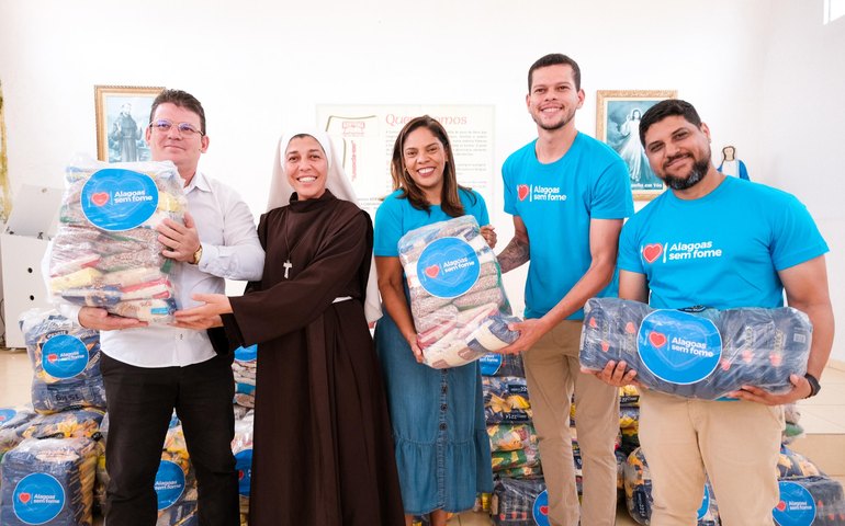 Alagoas sem fome realiza a 30ª doação de alimentos e beneficia instituição em Craíbas