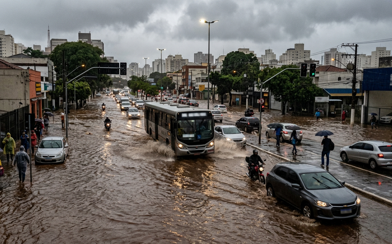 Cidade de SP entra em estado de atenção para alagamentos; Defesa Civil emite alerta