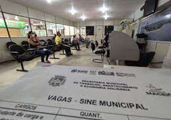 Sine Maceió disponibiliza 756 vagas de empregos e estágio