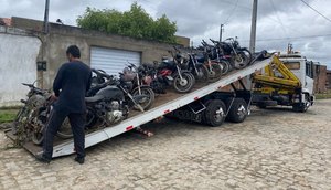 Desmanche de motos roubadas é localizado após denúncia em Tobia Barreto / Foto: Foto: Polícia Militar/SE