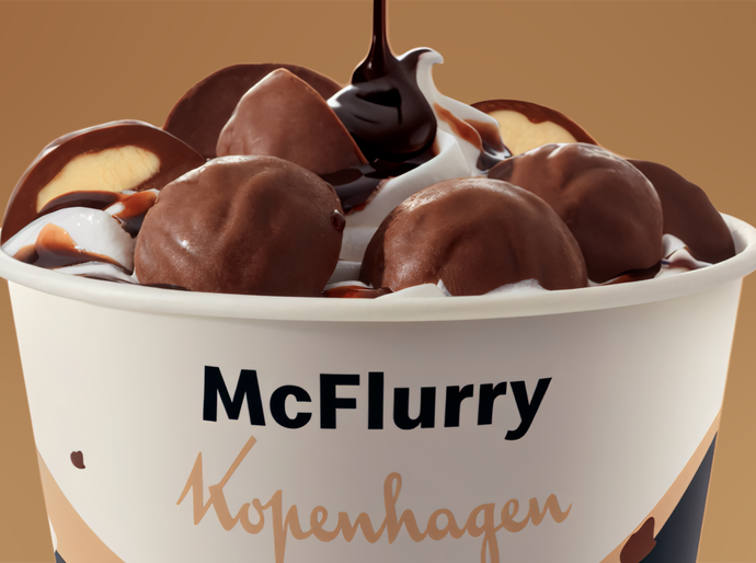 Marca aposta em collab com a Kopenhagen para relançar sobremesa premium