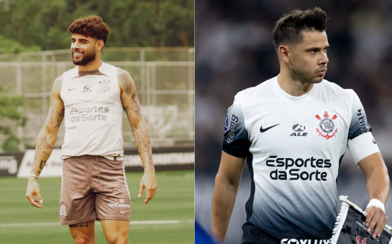 Yuri Alberto e Romero publicam foto juntos no Corinthians após disputa por cobrança de pênalti