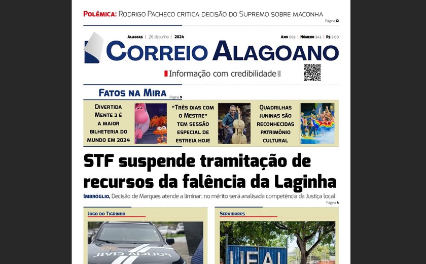 STF suspende tramitação de recursos da falência da Laginha