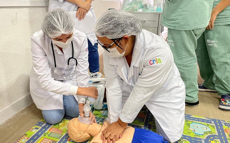Hospital da Criança de Alagoas promove treinamento sobre suporte avançado de vida em pediatria