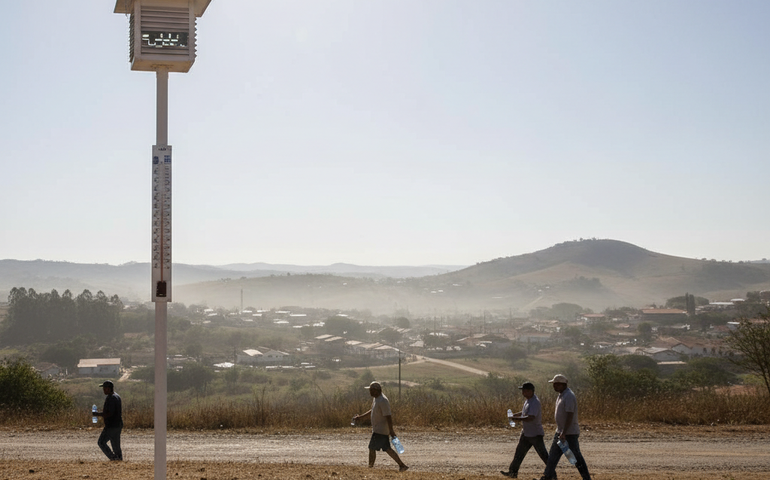 Inea divulga boletim com temperaturas máximas e sensação térmica em 10 municípios do Rio; cidade da Serra lidera ranking