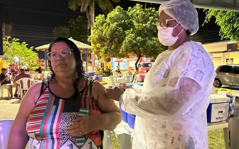 Saúde disponibiliza vacinação para maceioenses durante programação do Cine Massa