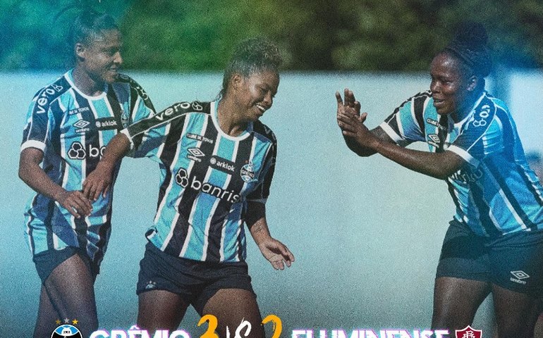 Grêmio segura reação do Flu e vence no Brasileiro Feminino de Futebol