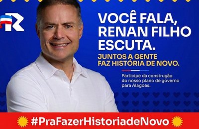 Renan Filho lança plataforma colaborativa e convida alagoanos a ajudar na construção do plano de governo
