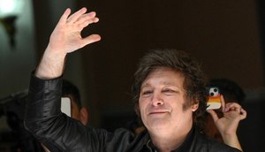 javier-milei-20112023083019557 / Foto: Foto: Luis Robayo/AFP