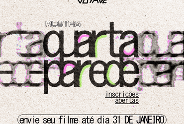 Cartaz de divulgação_ inscrições para a Quarta Parede / Foto: Imagem: Divulgação