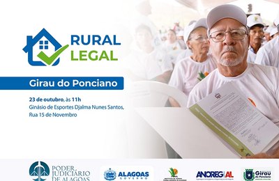 Rural Legal beneficia 500 famílias em Girau do Ponciano nesta quinta (23)