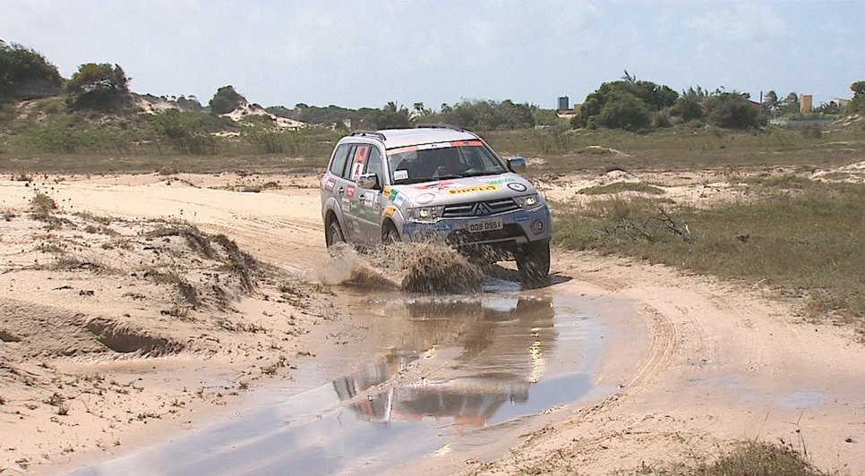 Terrenos arenosos foi só o início da aventura/ Fotos; Reprodução TV Atalaia
