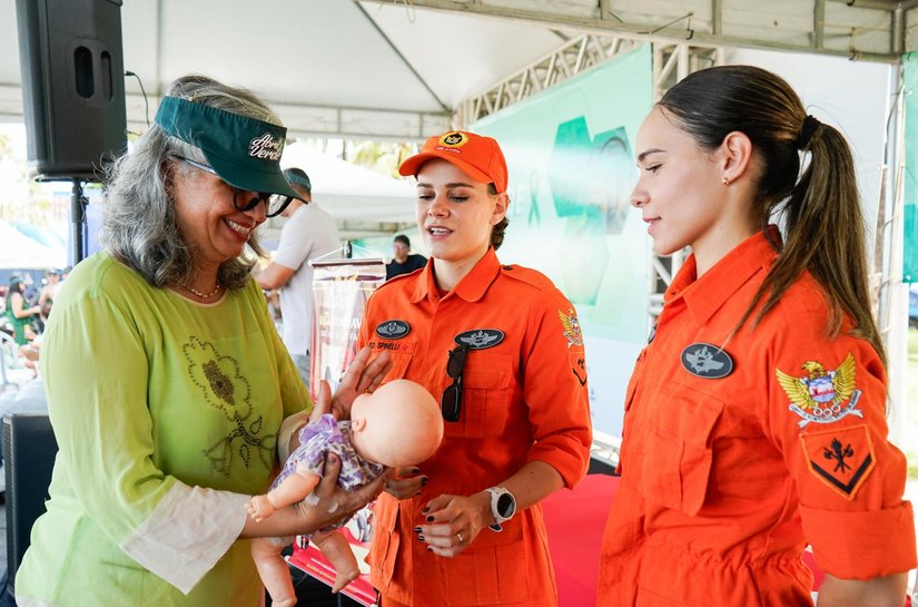 Corpo de Bombeiros participa de ação voltada à prevenção de acidentes e doenças ocupacionais