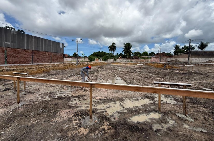 Prefeitura começa fundação de obra do novo Mercado Público do Tabuleiro