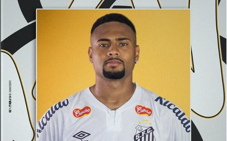 Santos apresenta Wendel Silva para aumentar força ofensiva: 'Ansioso para fazer 1º gol'
