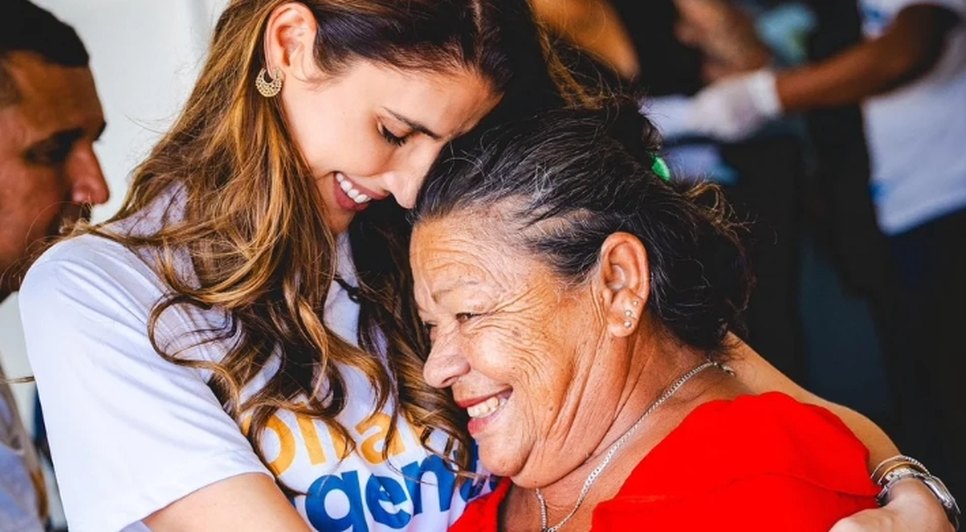 Marina JHC aparece com 15% das intenções de voto para o Senado e está em empate técnico com Renan Calheiros, segundo dados da pesquisa Quaest. - Foto: Itawi Albuquerque/Assessoria
