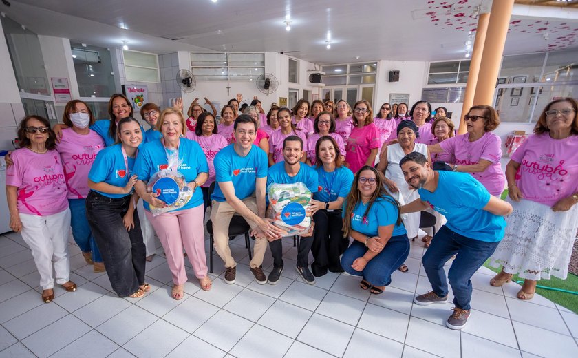 Alagoas sem Fome realiza doação para instituição que acolhe pessoas com câncer