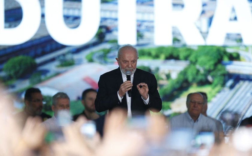 Lula inaugura obras na Via Dutra em Guarulhos