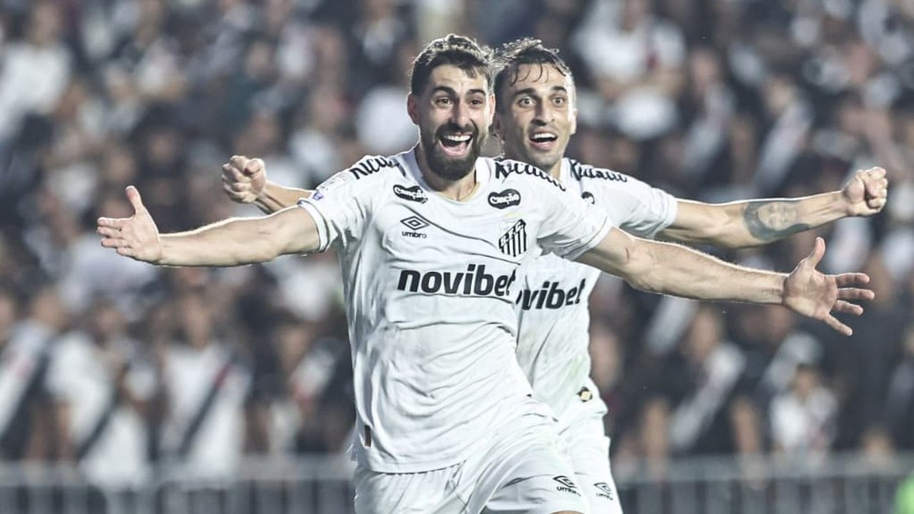 Santos desencanta no 2º tempo e atropela o Vasco pelo Brasileirão