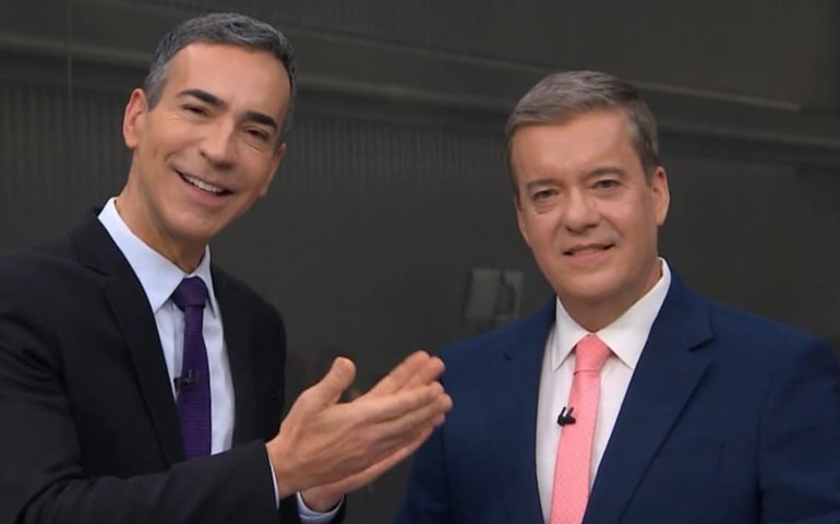 César Tralli se despede do Jornal Hoje e apresenta Roberto Kovalick como novo âncora