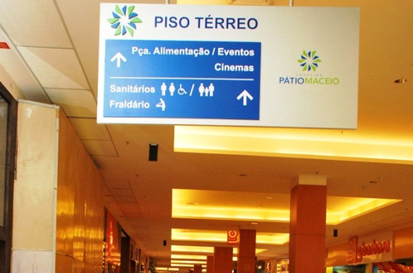 Pátio Maceió fecha lojas na segunda-feira, o Dia do Comerciário