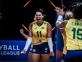 Invicto, Brasil encara campeãs olímpicas na Liga das Nações de Vôlei