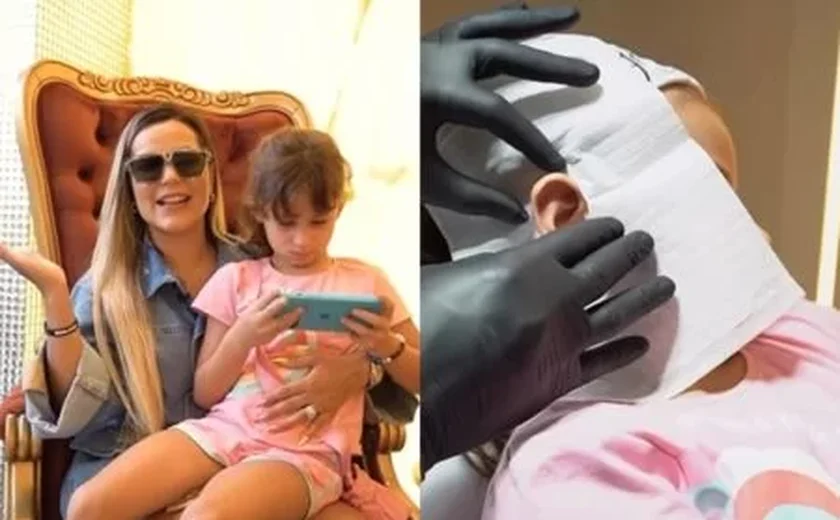 Deolane é criticada após mostrar procedimento estético na filha