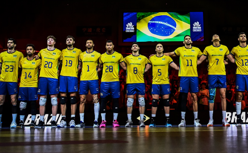 Brasil para no potente ataque da Polônia e disputará o 3º lugar da Liga das Nações de vôlei
